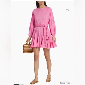 RHODE Ella Dress in Prism Pink (Size XS)
